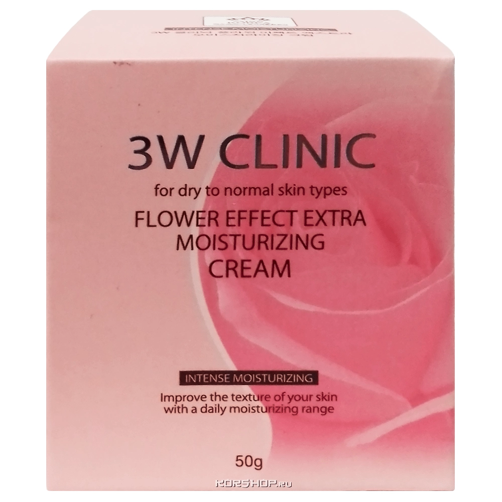 Увлажняющий крем для лица Flower Effect 3W Clinic, Корея, 50 мл