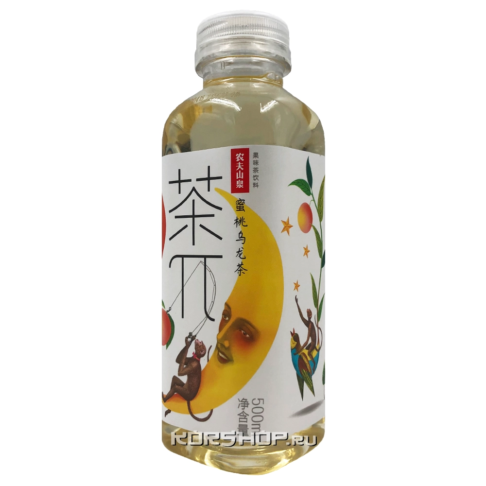 Напиток негаз. "Чай Улун с медовым персиком" Пи Nongfu Spring , Китай, 500 мл
