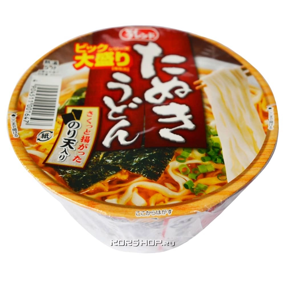 Суп-лапша Удон с Тенкасу (с тунцом, морской капустой и хруст.кусочками жарен.теста) Daikoku, Япония, 100 г. Суп-лапша Удон с Тенкасу (с тунцом, морской капустой и хруст.кусочками жарен.теста) Daikoku, Япония, 100 г.