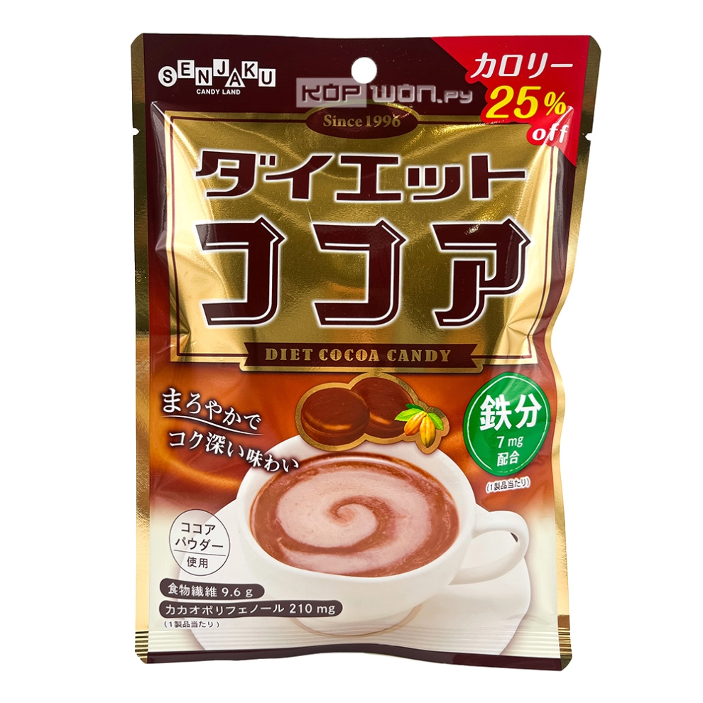 Карамель "Диетическое какао" Senjaku, Япония, 70 г