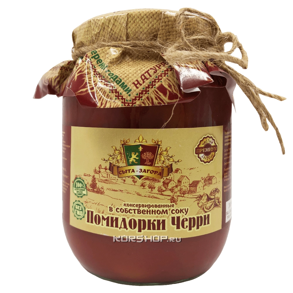 Консервированные помидорки черри в собственном соку "Сыта-Загора", 540 мл Консервированные помидорки черри в собственном соку "Сыта-Загора", 540 мл