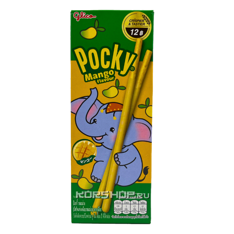 Соломка Glico Pocky со вкусом манго, Тайвань, 25 г