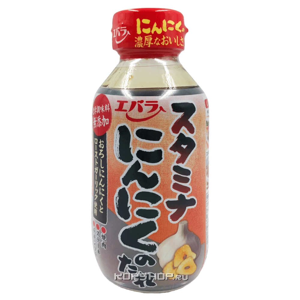Чесночный соус барбекю для жареного мяса Ebara, Япония, 270 г Чесночный соус барбекю для жареного мяса Ebara, Япония, 270 г
