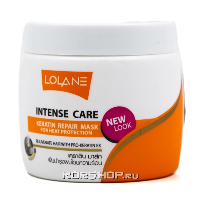 Восстанавливающая маска для волос с кератином и термозащитой Lolane, Таиланд, 200 мл Восстанавливающая маска для волос с кератином и термозащитой Lolane, Таиланд, 200 мл