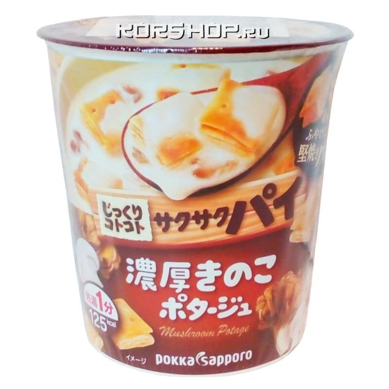 Грибной суп-пюре с сухариками, Япония, 27,6 г... Грибной суп-пюре с сухариками, Япония, 27,6 г...