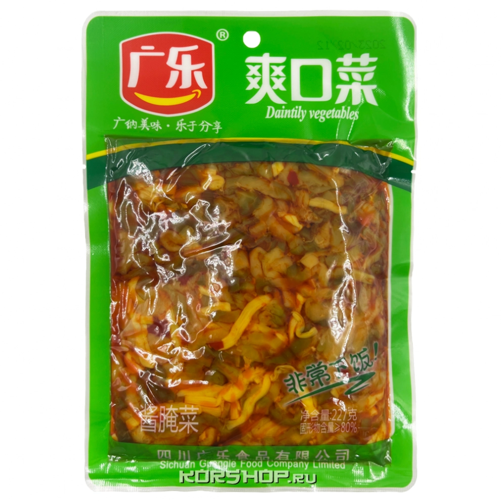Освежающие овощи Guangle, Китай, 180 г Освежающие овощи Guangle, Китай, 180 г