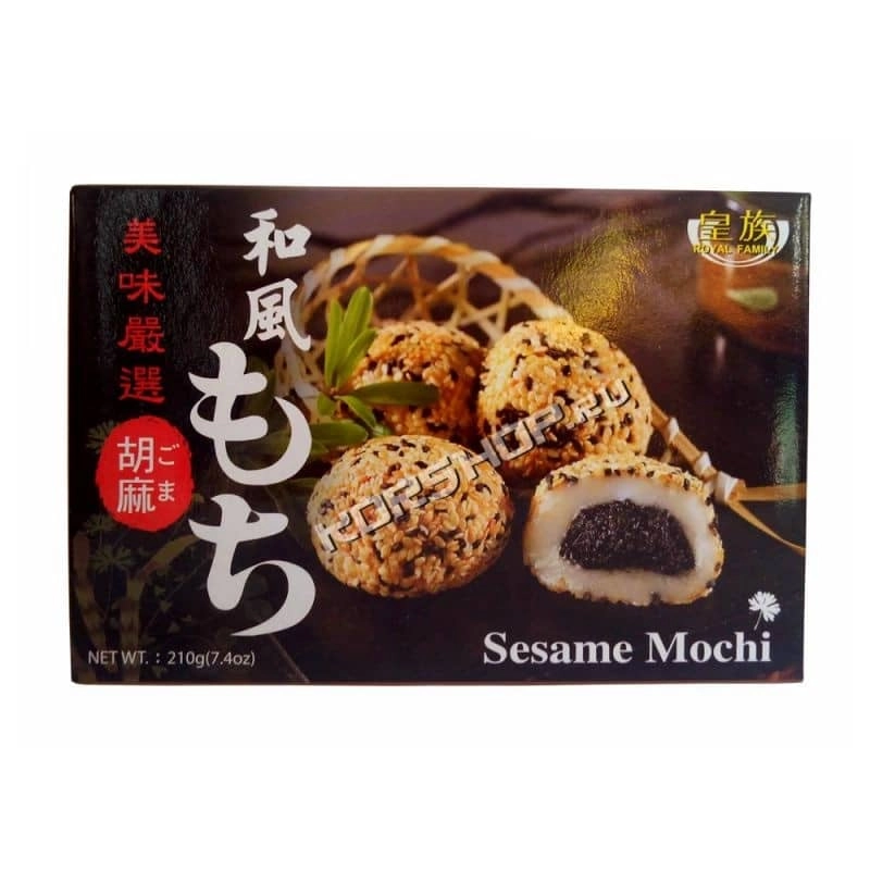 Японские сладости Моти Кунжут (Sesame Mochi), Тайвань 210 г