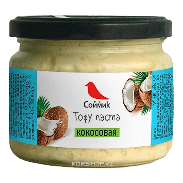 Тофу паста кокосовая Соймик, 200 г. Срок до 02.12.2025. Тофу паста кокосовая Соймик, 200 г. Срок до 02.12.2025.
