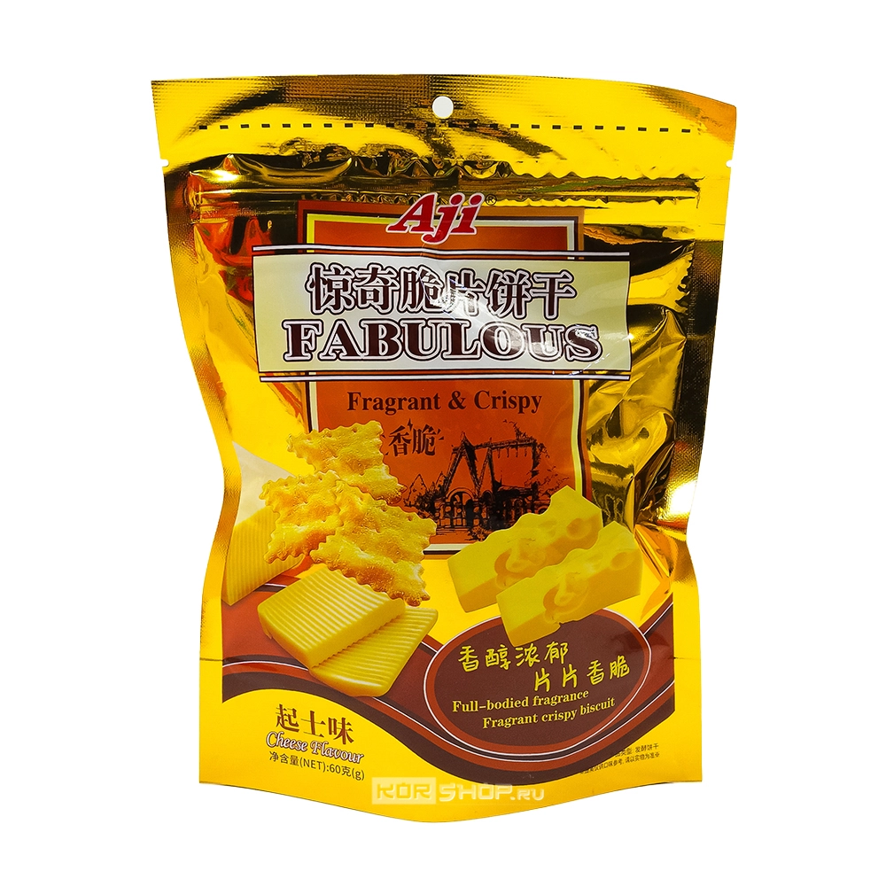 Крекеры со вкусом сыра Чизи/Chizi Aji, Китай, 60 г