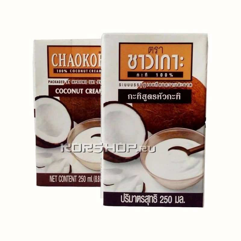 Кокосовые сливки Chaokoh, Таиланд 250 мл Кокосовые сливки Chaokoh, Таиланд 250 мл