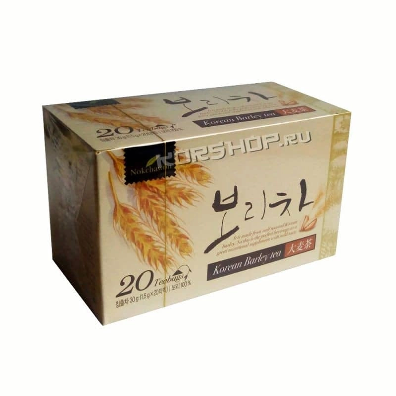 Корейский напиток из ячменя Nokchawon, Корея 30 г (20 пакетиков*1,5 гр), Корейский напиток из ячменя Nokchawon, Корея 30 г (20 пакетиков*1,5 гр),