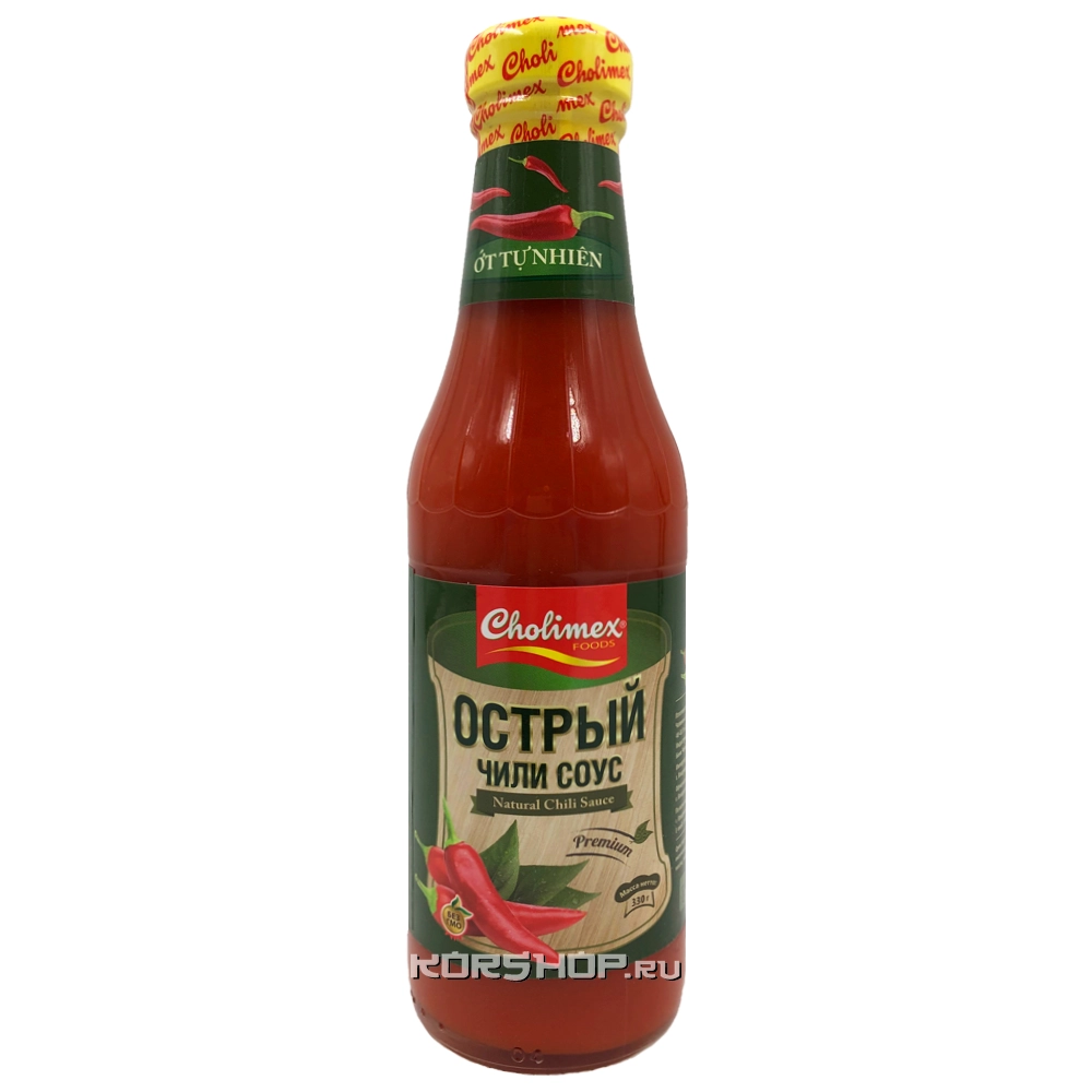 Натуральный острый соус чили Премиум Cholimex, 330 г Натуральный острый соус чили Премиум Cholimex, 330 г