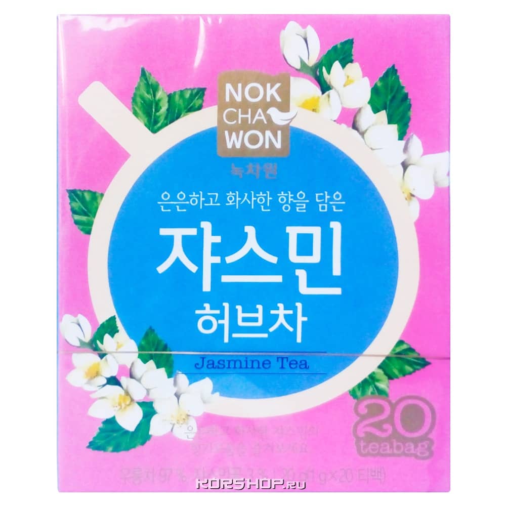 Жасминовый чай Nokchawon, Корея, 20 г.