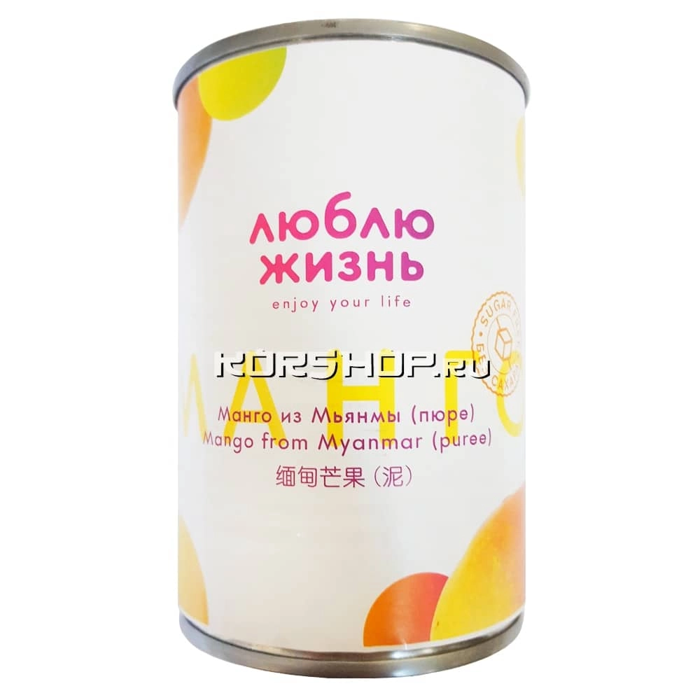 Пюре из манго «Люблю жизнь», Мьянма, 430 г Пюре из манго «Люблю жизнь», Мьянма, 430 г