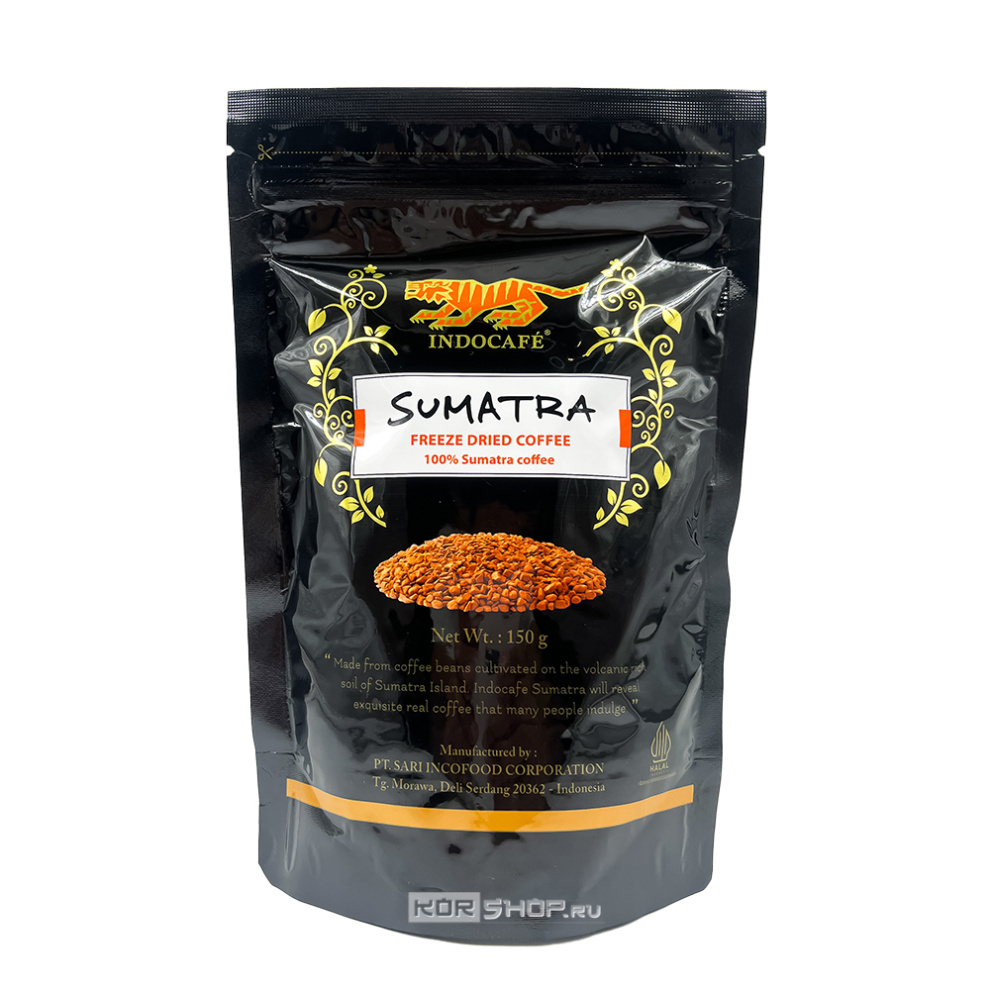 Кофе растворимый сублимированный Суматра Индокафе Sumatra Indocafe, Индонезия, 150 г