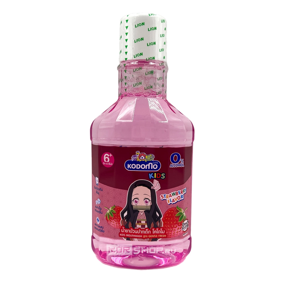 Детский ополаскиватель для полости рта Клубника Kodomo, Таиланд, 250 мл Детский ополаскиватель для полости рта Клубника Kodomo, Таиланд, 250 мл