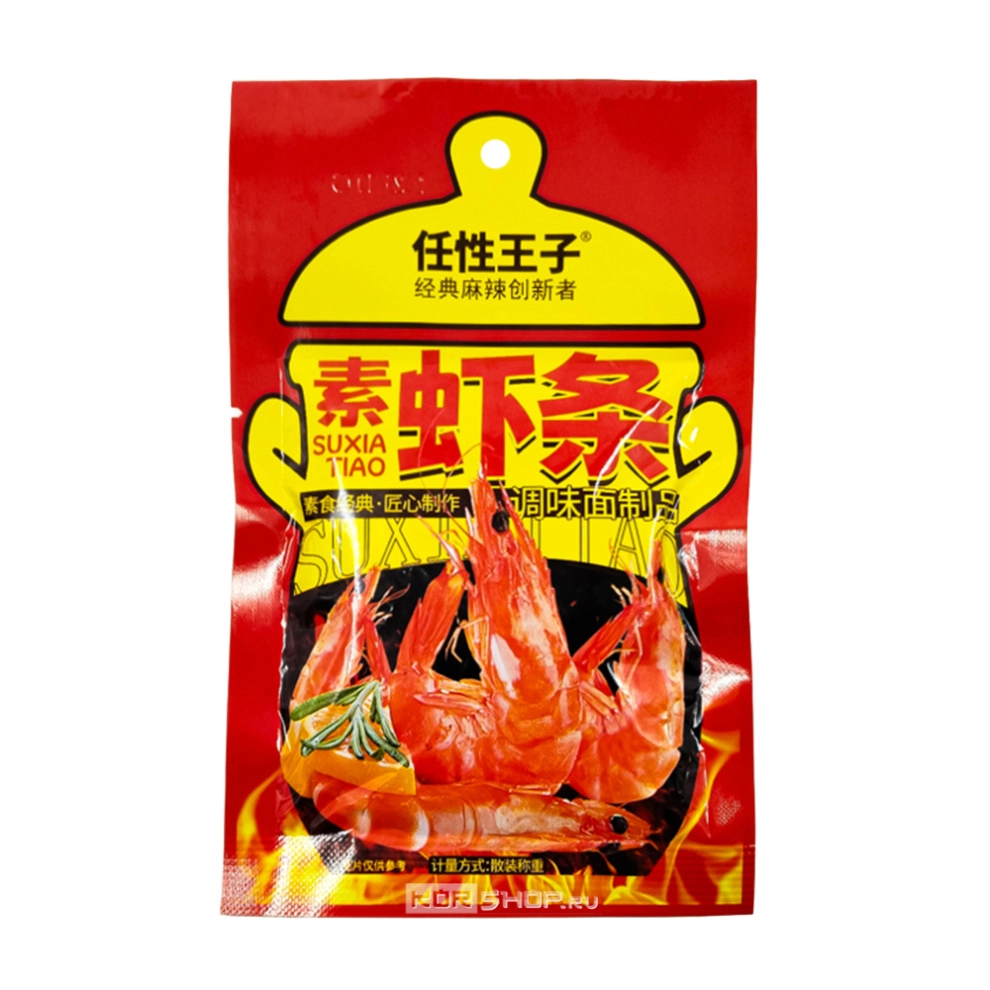 Мучные снеки Латяо со вкусом креветки Renxing Wangzi, Китай, 22 г Мучные снеки Латяо со вкусом креветки Renxing Wangzi, Китай, 22 г