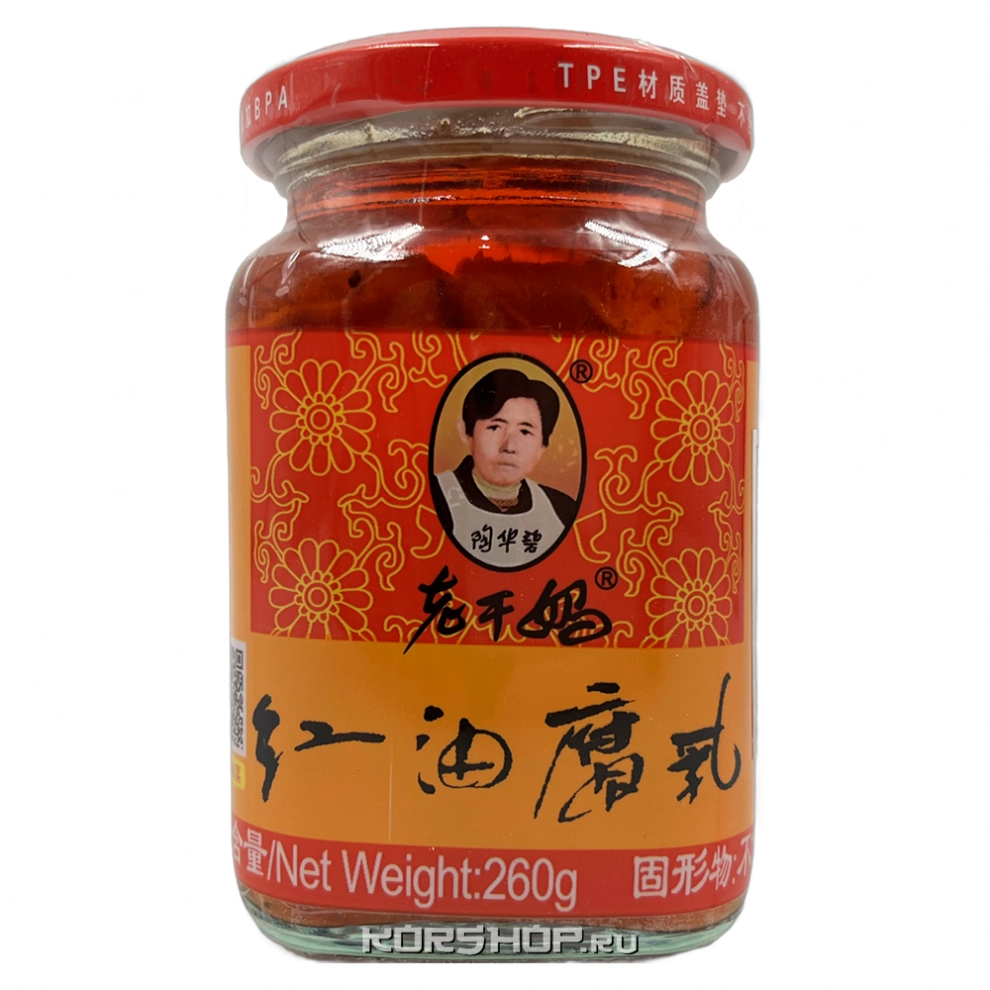 Тофу с красным маслом Laoganma, Китай, 260 г Тофу с красным маслом Laoganma, Китай, 260 г