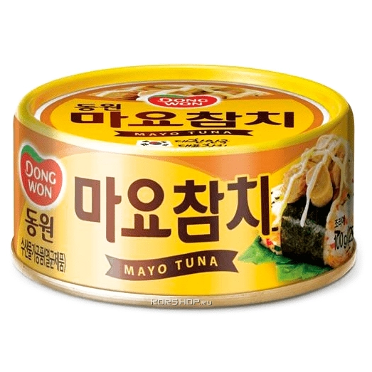 Консервированный тунец в майонезном соусе Dongwon, Корея, 100 г