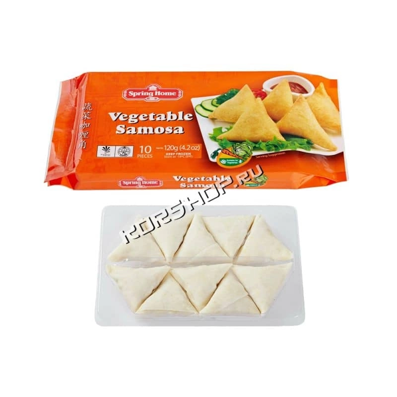 Индийские пирожки Самоса овощные Spring home (10 шт) 120 г Индийские пирожки Самоса овощные Spring home (10 шт) 120 г