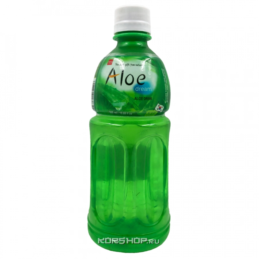 Негазированный б/а напиток с соком алоэ Aloe Dream Samjin, Корея, 500 мл