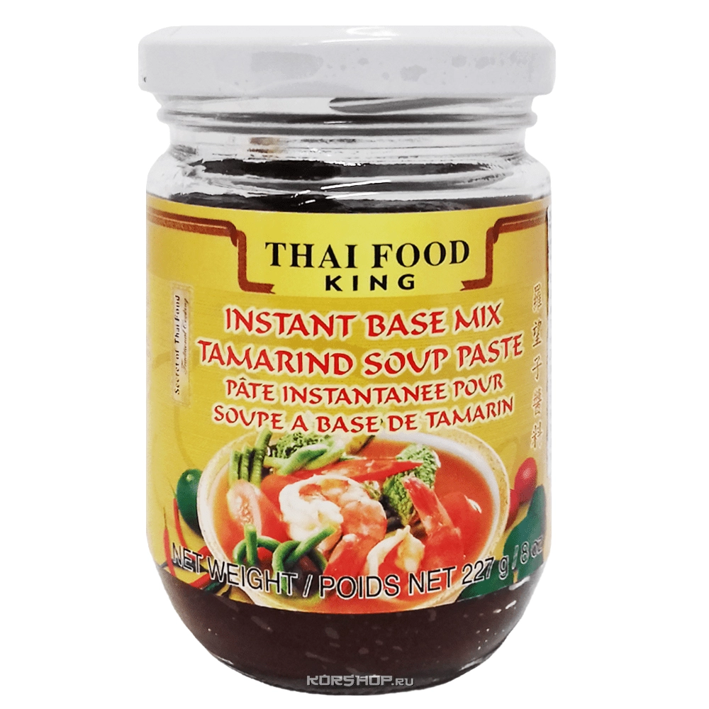 Паста для супа из тамаринда Thai Food King, Таиланд, 227 г. Паста для супа из тамаринда Thai Food King, Таиланд, 227 г.