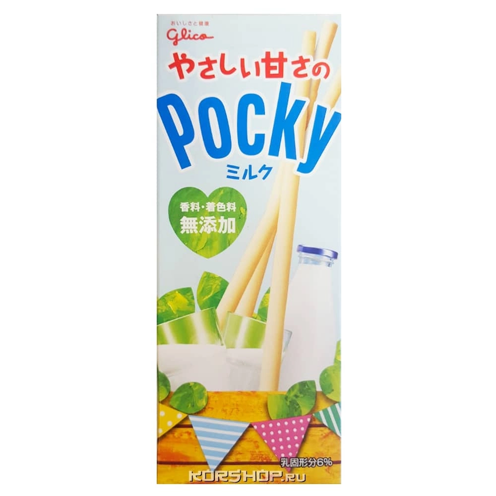 Соломка Pocky молочный мусс в сливочной глазури, Япония, 27 г Соломка Pocky молочный мусс в сливочной глазури, Япония, 27 г