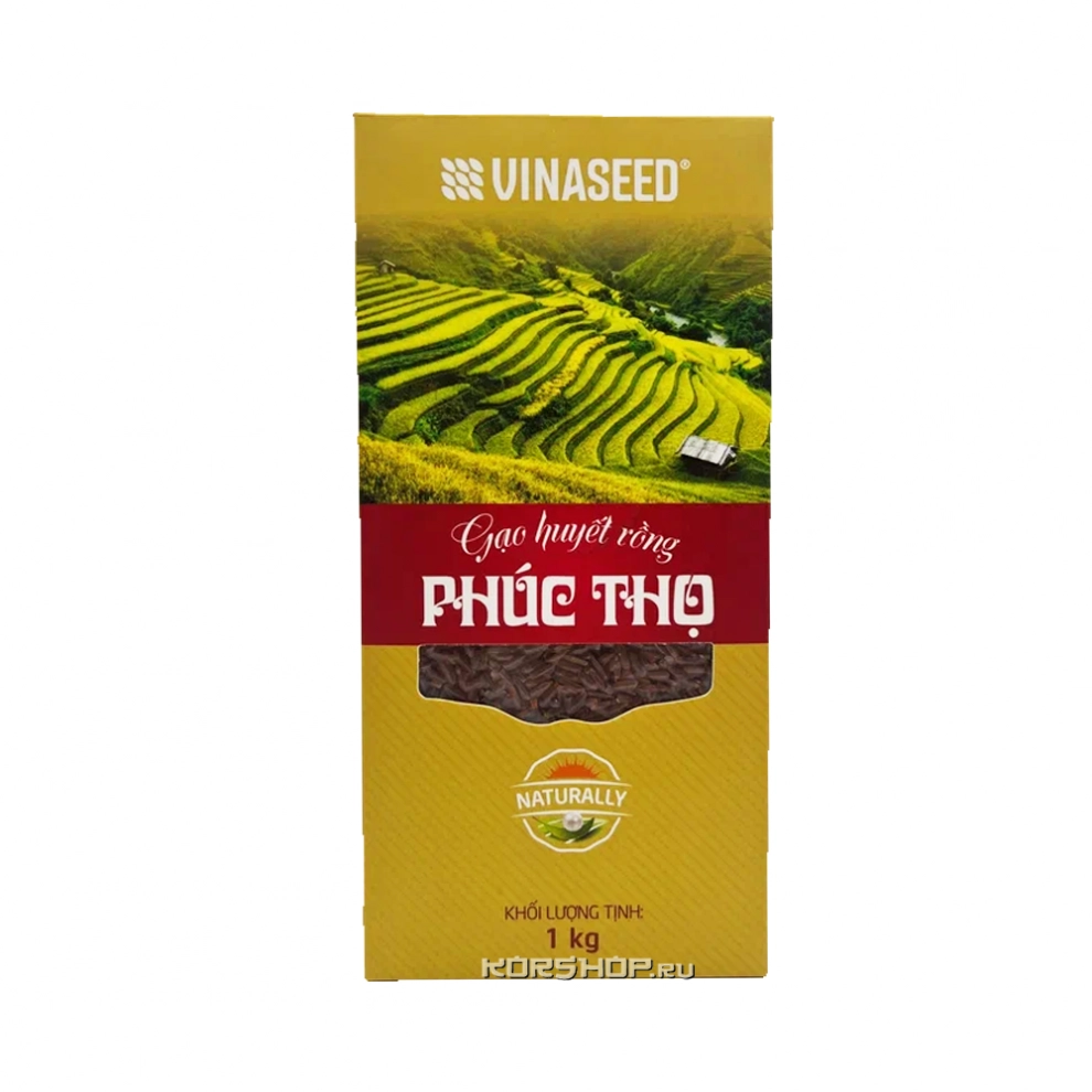 Красный клейкий рис Phuc Tho, Вьетнам, 1 кг Красный клейкий рис Phuc Tho, Вьетнам, 1 кг