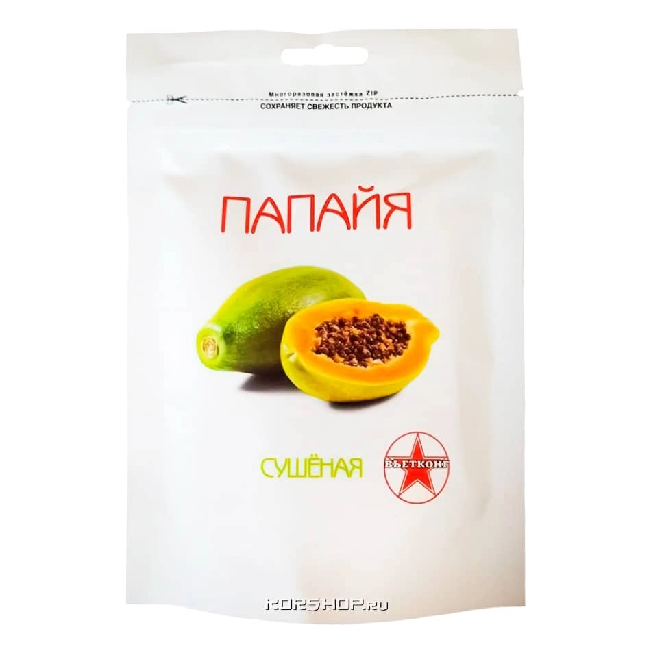 Сушеная папайя, Вьетнам, 100 г