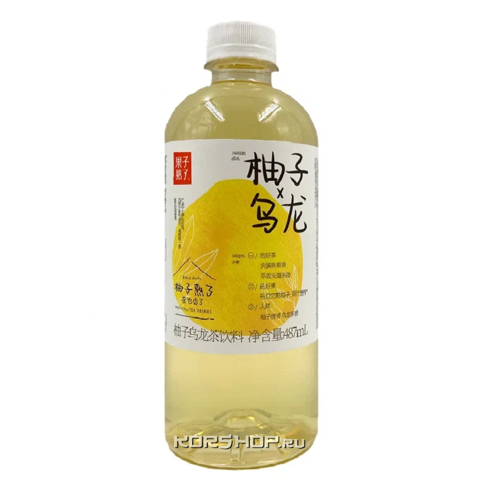 Напиток фруктовый чай Улун со вкусом грейпфрута, Китай, 487 мл