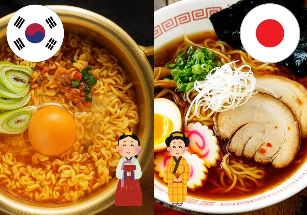 Японский рамен и корейский рамён – в чём разница