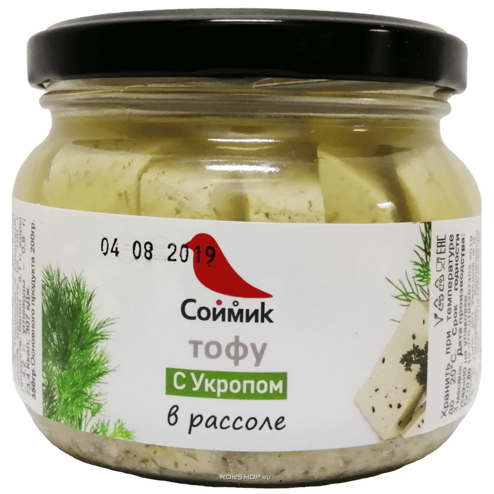 Тофу с укропом в рассоле Соймик, 350 г...