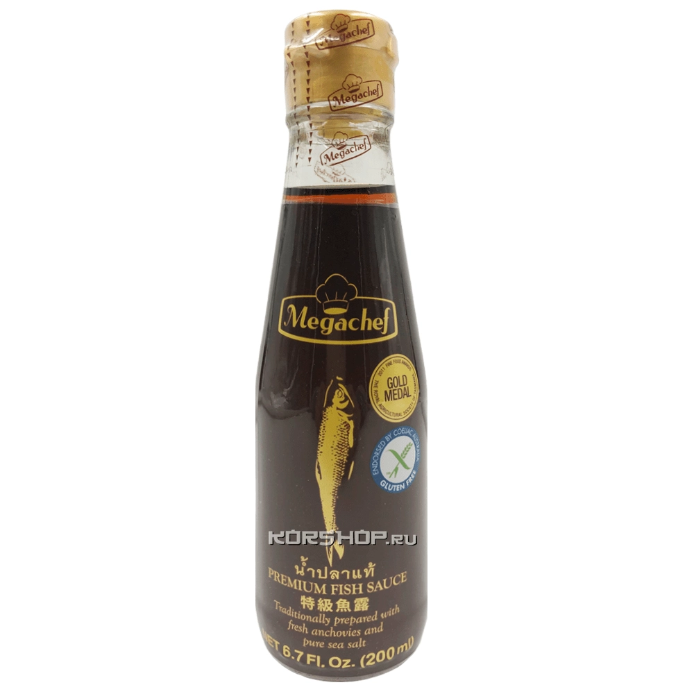 Рыбный соус премиум Megachef, Таиланд, 200 мл Рыбный соус премиум Megachef, Таиланд, 200 мл