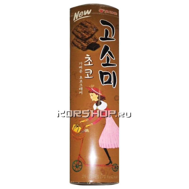 Печенье хрустящее Gosomi Choco Orion, Корея, 80 г
