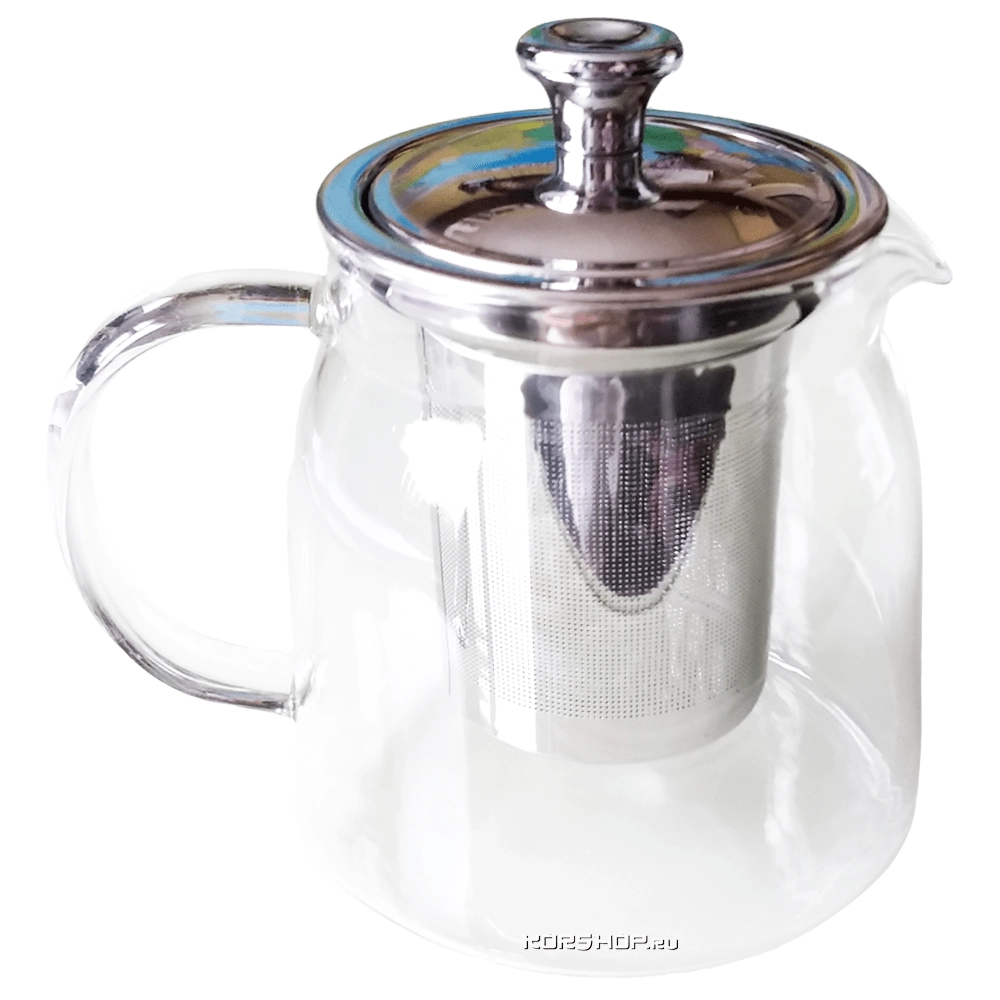 Стеклянный заварочный чайник, Китай, 500 мл