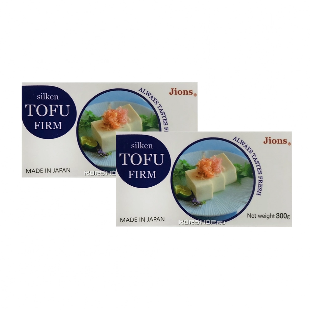 Тофу Silken Tofu Firm Jions, Япония, 2шт x 300 г Тофу Silken Tofu Firm Jions, Япония, 2шт x 300 г