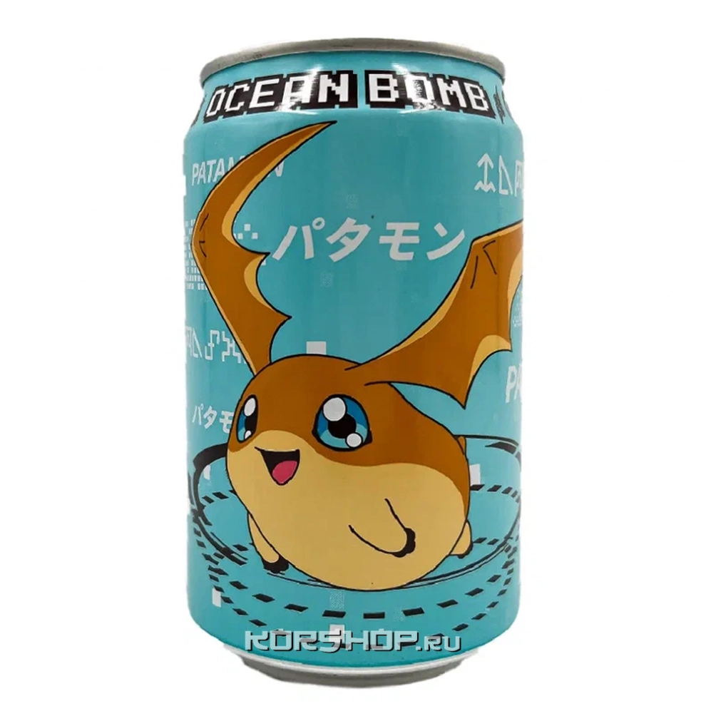 Лимонад газ. со вкусом лимона Digimon Patamon Ocean Bomb, Тайвань, 330 мл Лимонад газ. со вкусом лимона Digimon Patamon Ocean Bomb, Тайвань, 330 мл