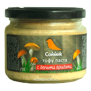 Тофу паста с белыми грибами Соймик, 200 г. Срок до 19.11.2025.