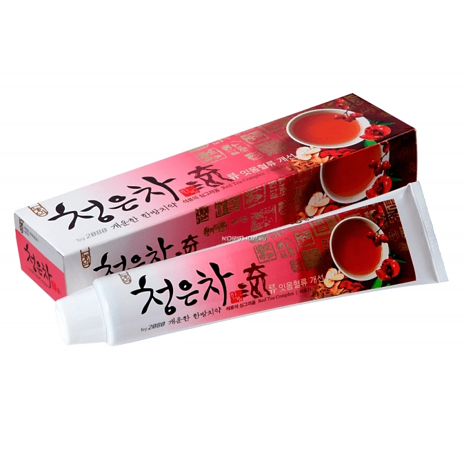 Зубная паста ВОСТОЧНЫЙ КРАСНЫЙ ЧАЙ 2080 Корея, 120г