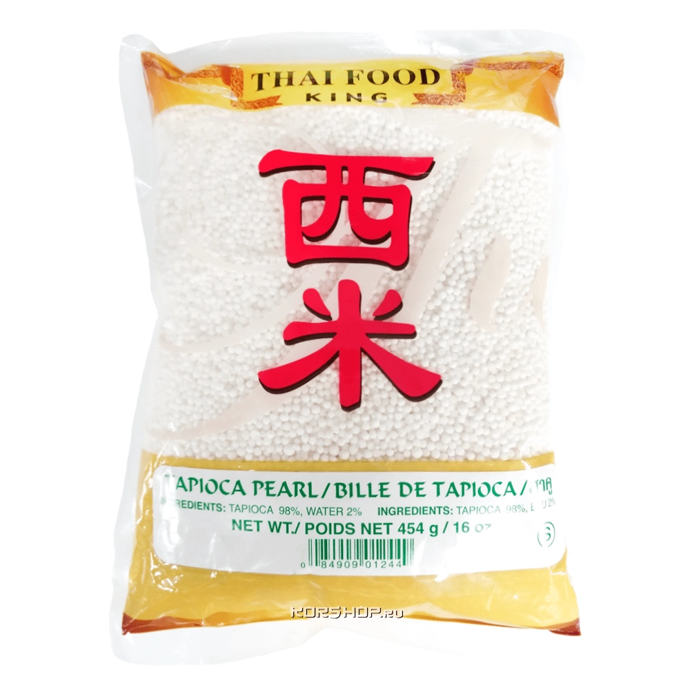 Тапиоковый крахмал (маленькие шарики) Thai Food King (Тай Фуд Кинг), Таиланд, 454 г