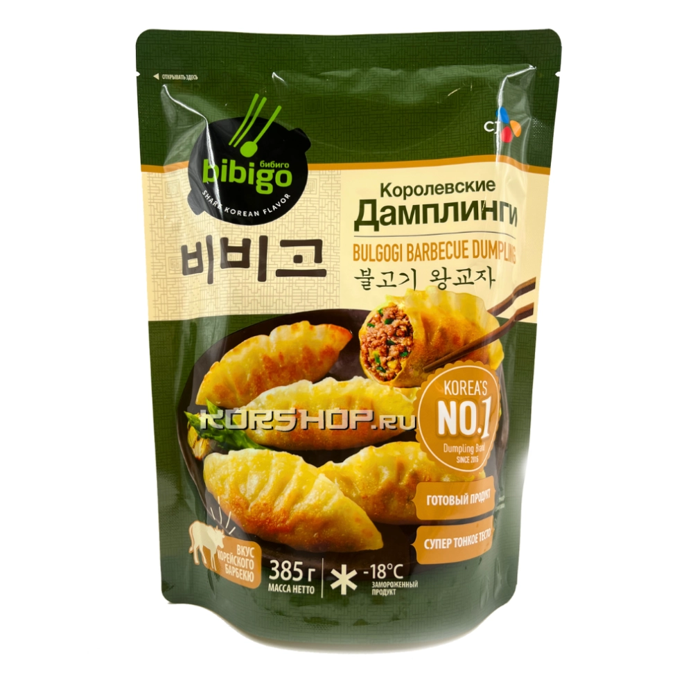 Королевские дамплинги со вкусом барбекю Bibigo, 385 г Королевские дамплинги со вкусом барбекю Bibigo, 385 г