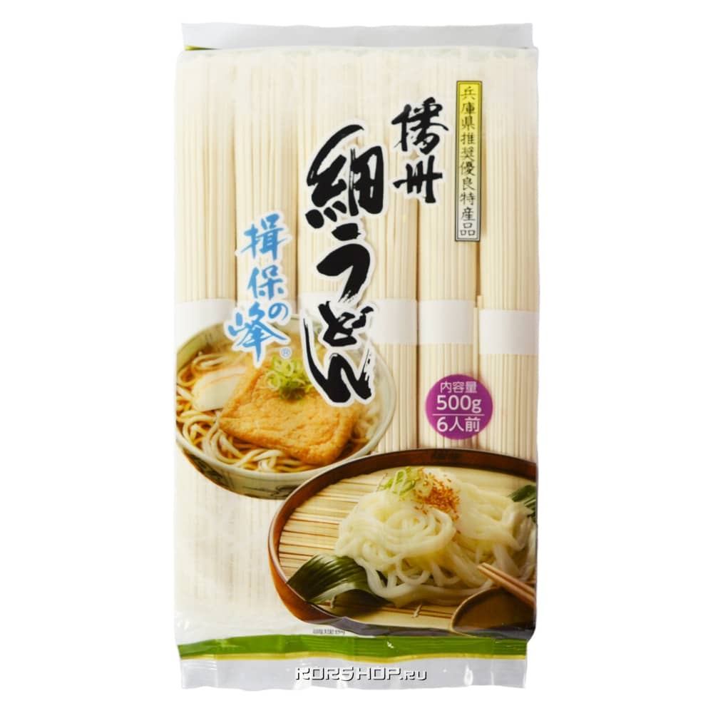 Тонкая пшеничная лапша Удон Banshu Hosoudon ITOMEN, Япония, 500 г...
