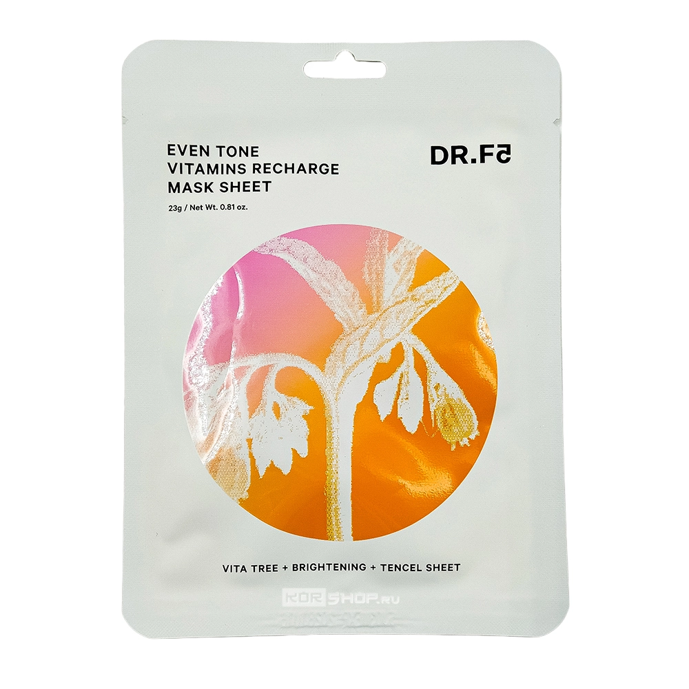 Витаминная маска для ровного тона кожи с ниацинамидом DR.F5, Корея, 23 г Витаминная маска для ровного тона кожи с ниацинамидом DR.F5, Корея, 23 г