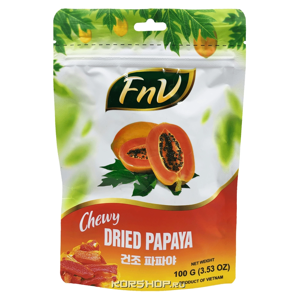 Папайя сушеная FNV, Вьетнам, 100 г.