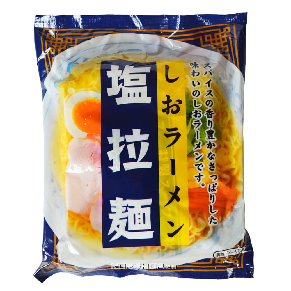 Шио Рамен с соленым бульоном Noodle with salt soup SUNAOSHI, Япония, 83 г
