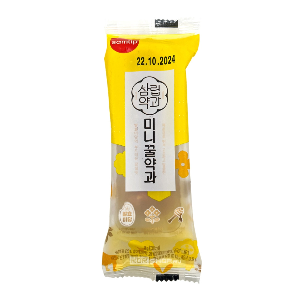 Корейское печенье Якква мини с мёдом Korean Mini Yakgwa Cookie (Honey) Samlip, Корея, 70 г. Срок до 24.11.2025. Корейское печенье Якква мини с мёдом Korean Mini Yakgwa Cookie (Honey) Samlip, Корея, 70 г. Срок до 24.11.2025.