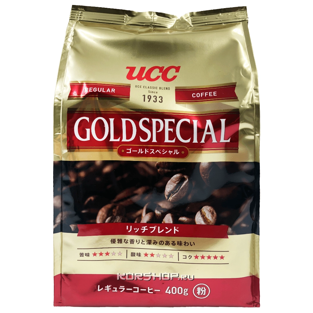 Молотый кофе Голд Спешиал бленд UCC, Япония, 400 г Молотый кофе Голд Спешиал бленд UCC, Япония, 400 г