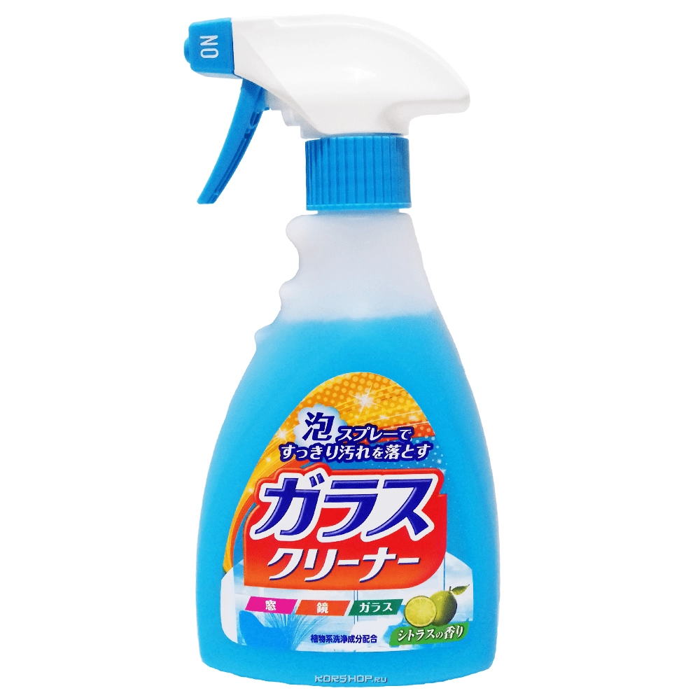 Пена спрей для мытья стекол и зеркал Nihon, Япония, 400 мл Пена спрей для мытья стекол и зеркал Nihon, Япония, 400 мл