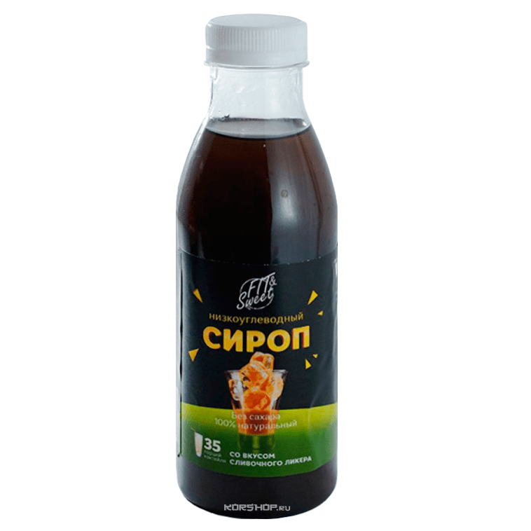 Низкокалорийный сироп со вкусом сливочного ликера Fit and Sweet, 525