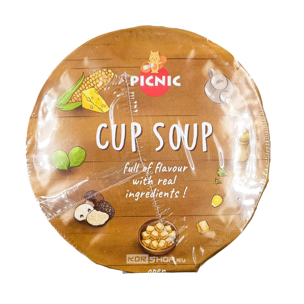 Суп б/п со вкусом шпината Cup Soup Picnic, Таиланд, 30 г